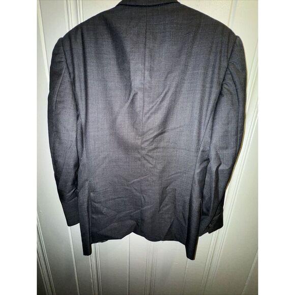 Ralph Lauren Blue Label Men's Wool Blazer Size 38 Dark Gray Made in Italy - Picture 7 of 7